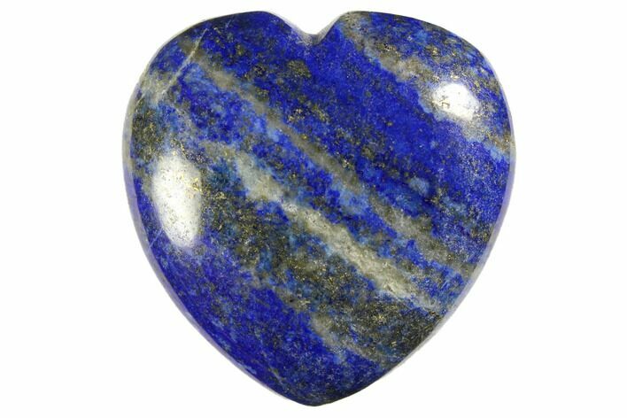 1.4" Polished Lapis Lazuli Hearts - Photo 1